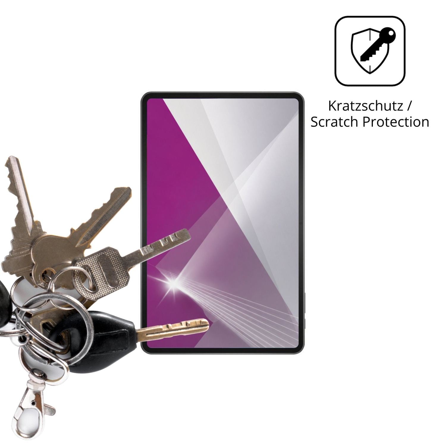 Schutz gegen Kratzer auf dem N-one NPad Ultra Glas durch Schlüssel oder Ähnliches
