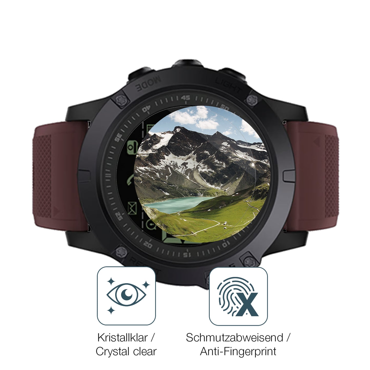 Schutz gegen Kratzer auf dem Nasa BNA30129-002 (51 mm) Glas durch Schlüssel oder Ähnliches