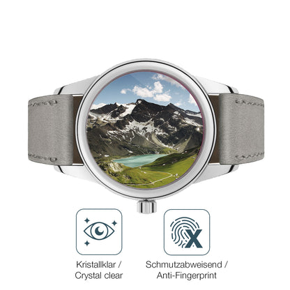 Schutz gegen Kratzer auf dem NOMOS Glashütte Club Glas durch Schlüssel oder Ähnliches