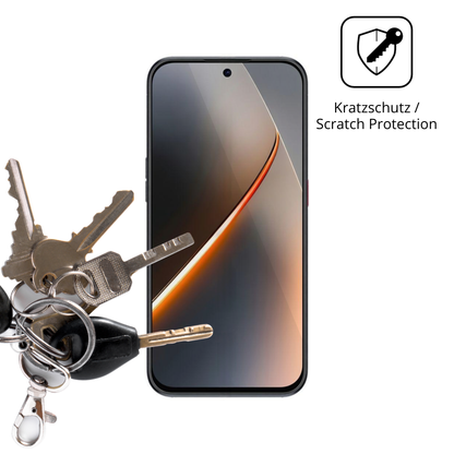 Schutz gegen Kratzer auf dem Nubia Neo 5 5G Glas durch Schlüssel oder Ähnliches