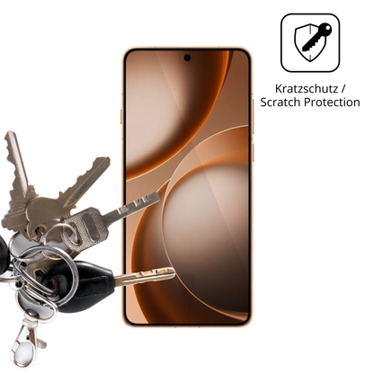 Schutz gegen Kratzer auf dem Oppo Find X9 Ultra Glas durch Schlüssel oder Ähnliches