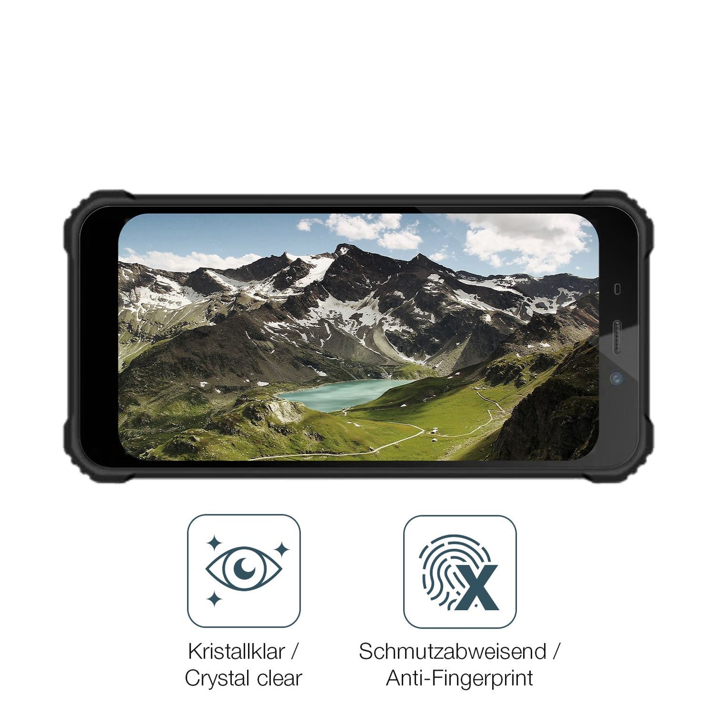 Flexible TPU-Folie passend zugeschnitten für Oukitel G5, vollständige Abdeckung