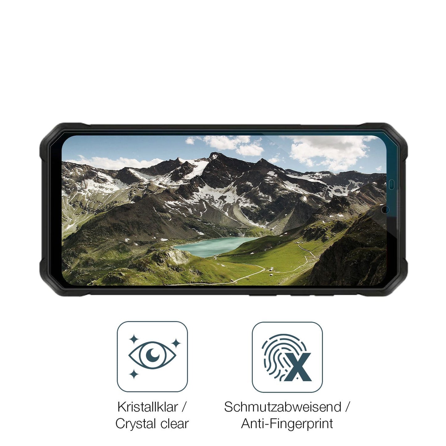 Flexible TPU-Folie passend zugeschnitten für Oukitel WP53s, vollständige Abdeckung