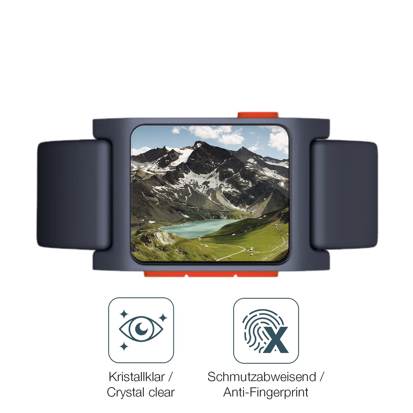 Flexible TPU-Folie passend zugeschnitten für Pebble 2, vollständige Abdeckung