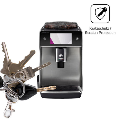 2x Schutzfolie klar für Saeco GranAroma Deluxe SM6685/00 Display-Schutzfolie