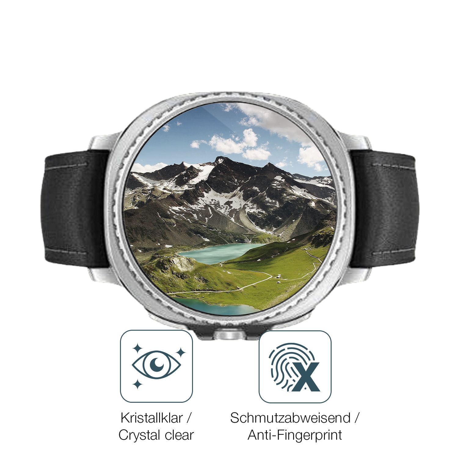 Flexible TPU-Folie passend zugeschnitten für Samsung Galaxy Watch8 Classic 46mm, vollständige Abdeckung