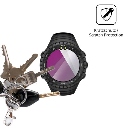 Schutz gegen Kratzer auf dem Suunto Core 2 Glas durch Schlüssel oder Ähnliches