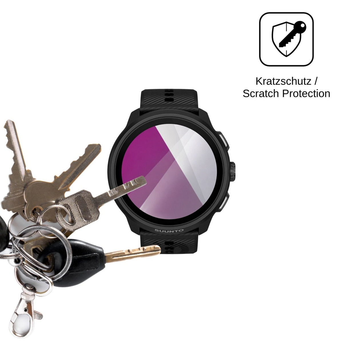 6x Schutzfolie klar für Suunto Run 2 Display-Schutzfolie