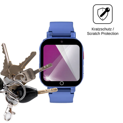 6x Schutzfolie klar für Transformers Smartwatch Kinder 4G Display-Schutzfolie