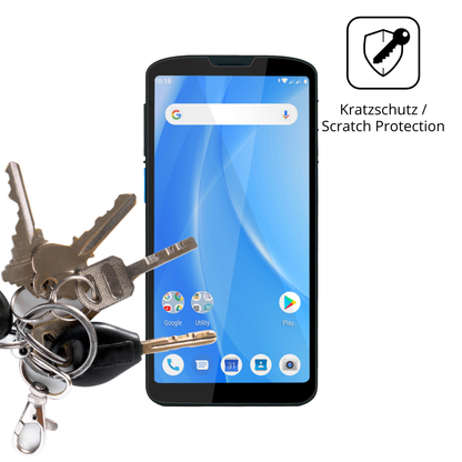 Schutz gegen Kratzer auf dem Unitech EA630 Glas durch Schlüssel oder Ähnliches