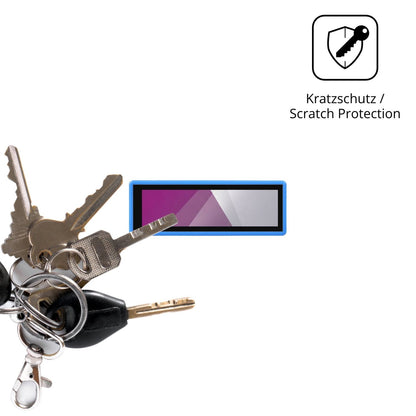 Schutz gegen Kratzer auf dem Waveshare ESP32-S3-Touch-LCD-3.49 Glas durch Schlüssel oder Ähnliches