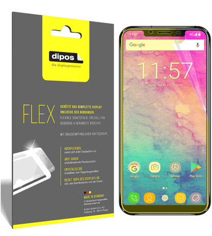 3x 3D Full Cover Schutzfolie für Oukitel U18
