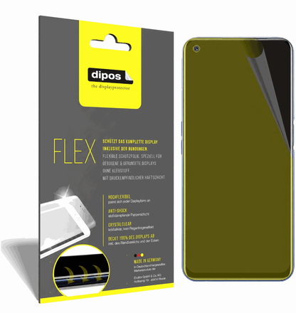 2x 3D Full Cover Schutzfolie für Oppo Realme Narzo 30 Pro 5G