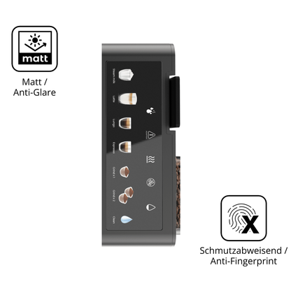 9H Hartbeschichtete, flexible Folie passend zugeschnitten für Cecotec Freestyle Grind &amp; Latte