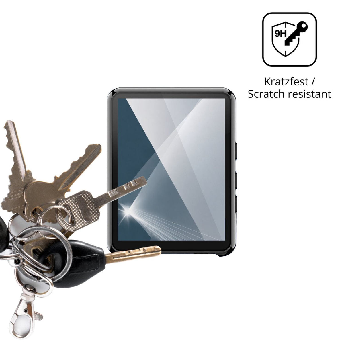 dipos Displayschutz für Cetoon T58, transparente Oberfläche, perfekte Passform auch für die Rundungen