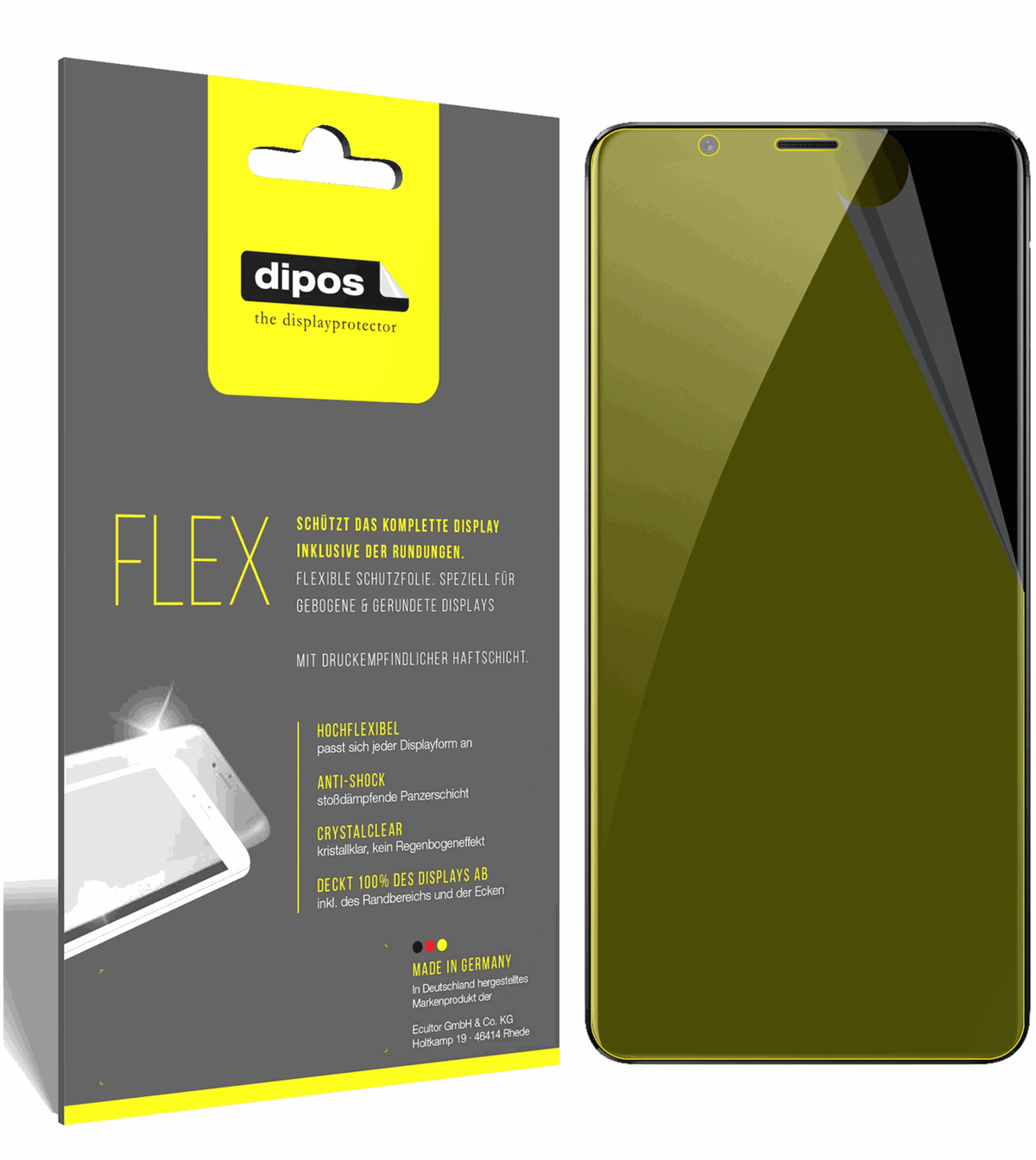 3x 3D Full Cover Schutzfolie für Nubia Red Magic