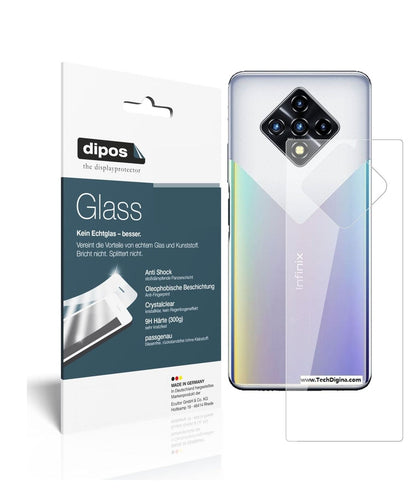 1x 9H Schutzfolie für Infinix Zero 8 Rückseite Panzerfolie