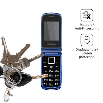 dipos Displayschutz für CHAKEYAKE G380D, mattierte Oberfläche, Blickschutzfilter und perfekter Passform