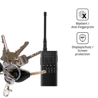 dipos Displayschutz für Choyong WT2, mattierte Oberfläche, Blickschutzfilter und perfekter Passform