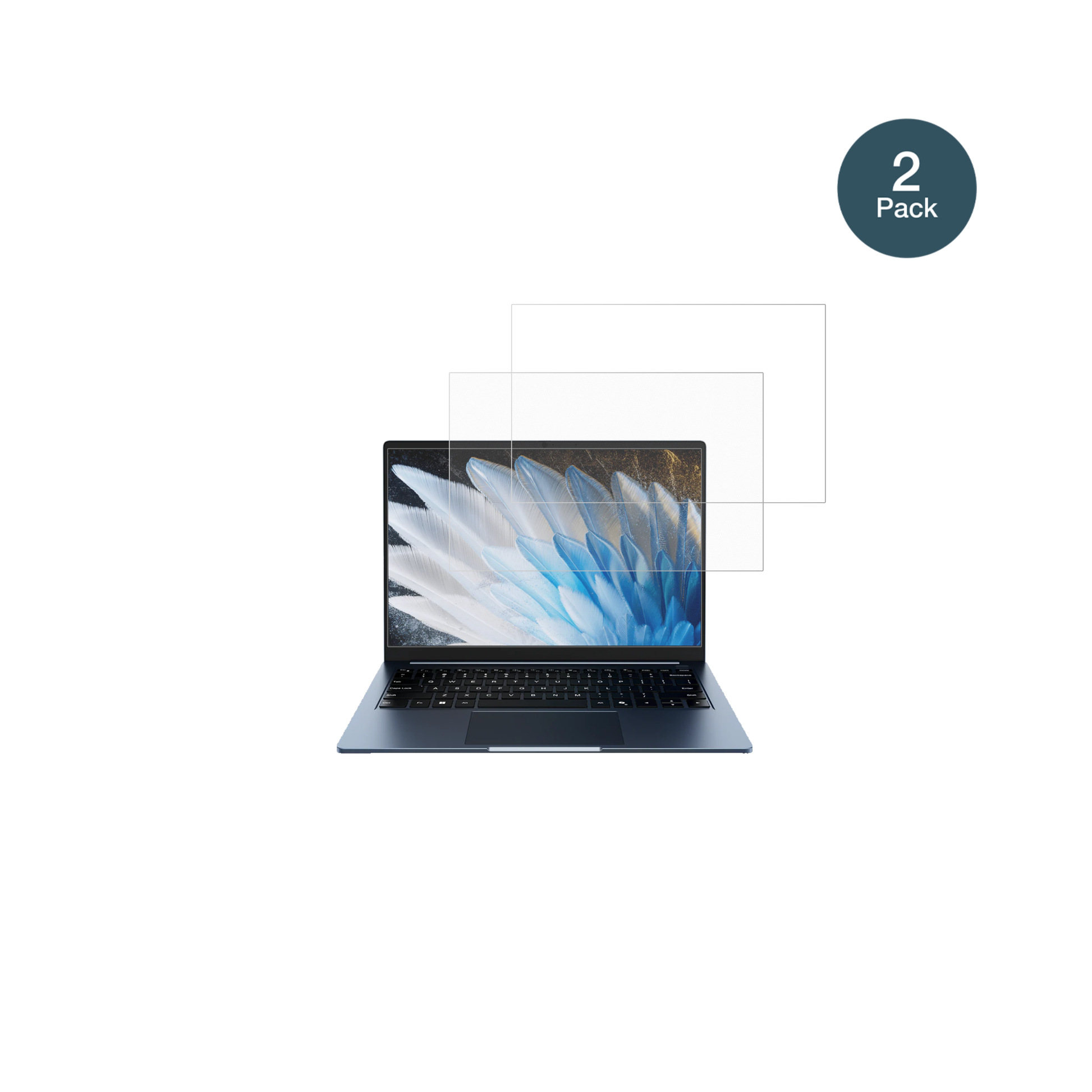 ChuwiCoreBook Air 14 Zoll mit aufgebrachter dipos Panzerfolie, die lästige Fingerabdrücke minimiert