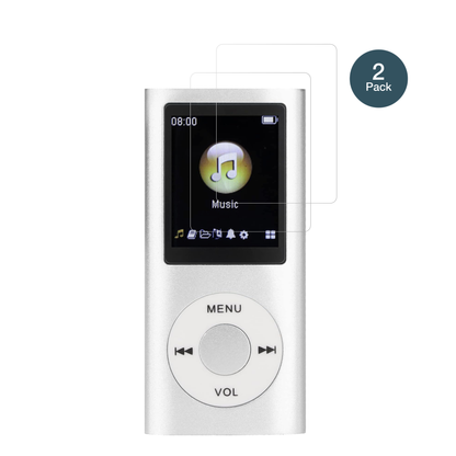 ciciglowMP3-Player mit aufgebrachter dipos Flex Schutzfolie, glasklare Darstellung ohne Einschränkungen