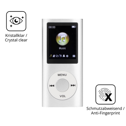 Flexible TPU-Folie passend zugeschnitten für ciciglow MP3-Player, vollständige Abdeckung
