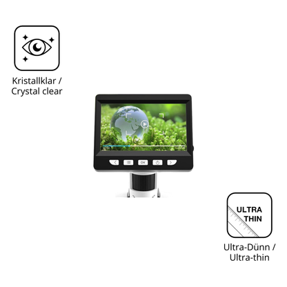 Dünne und klare Folie passend zugeschnitten für Cimler 306-B Digital Mikroskop