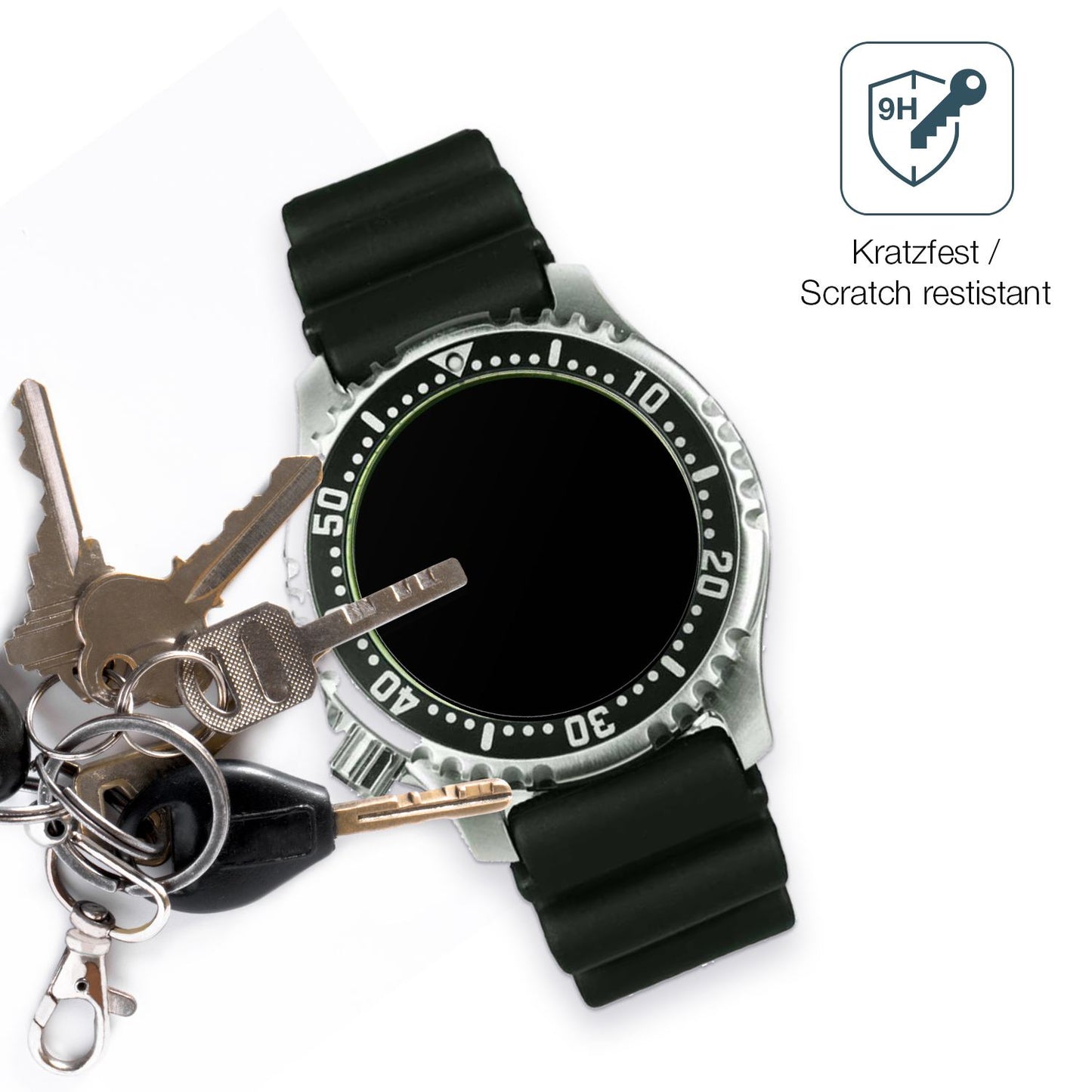 dipos Displayschutz für Citizen NY0040, mattierte Oberfläche, robuste Festigkeit und perfekte Passform