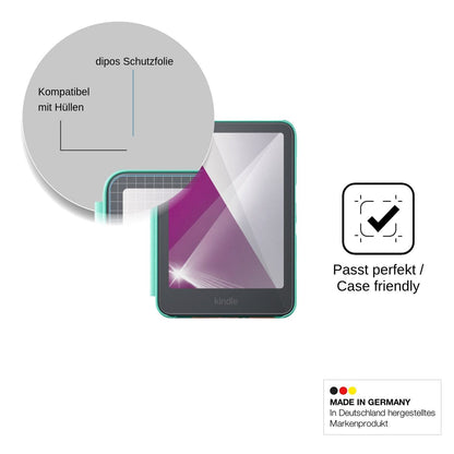 2x Schutzfolie klar für Amazon Kindle Colorsoft Kids 2026 Display-Schutzfolie