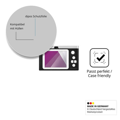 Schutzfolie mit optimaler Passform, zur Verwendung mit Hüllen geeignet
