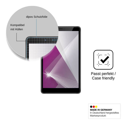 2x Schutzfolie klar für Amoi Xiaxin P300 Max Display-Schutzfolie