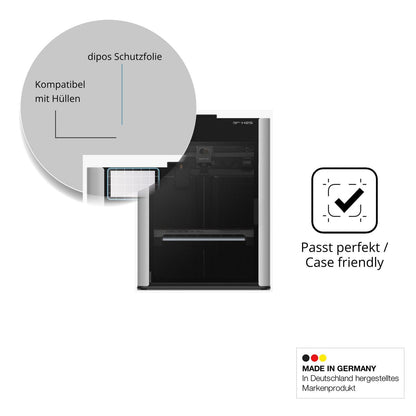 Schutzfolie mit optimaler Passform, zur Verwendung mit Hüllen geeignet