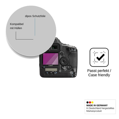 4x Schutzfolie klar für Canon EOS 1D 1Ds 1Dn Display-Schutzfolie