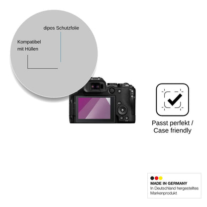 4x Schutzfolie klar für Canon EOS R8 Mark II Display-Schutzfolie
