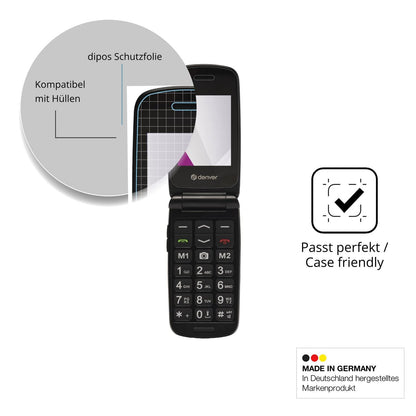 Schutzfolie mit optimaler Passform, zur Verwendung mit Hüllen geeignet