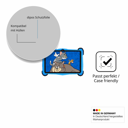 Schutzfolie mit optimaler Passform, zur Verwendung mit Hüllen geeignet