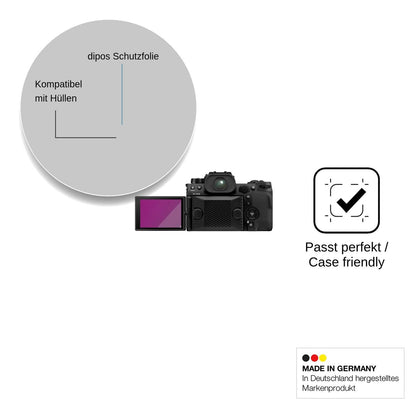 4x Schutzfolie klar für Fujifilm X-H2 Display-Schutzfolie
