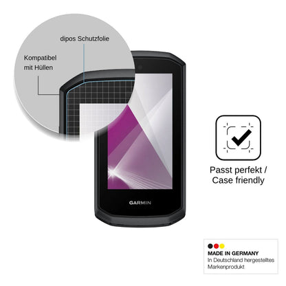 2x Schutzfolie klar für Garmin Edge Explore 3 Plus Display-Schutzfolie