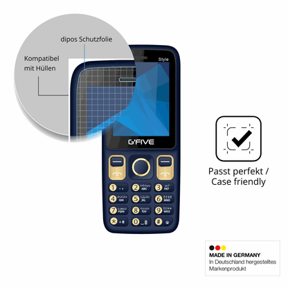 Schutzfolie mit optimaler Passform, zur Verwendung mit Hüllen geeignet
