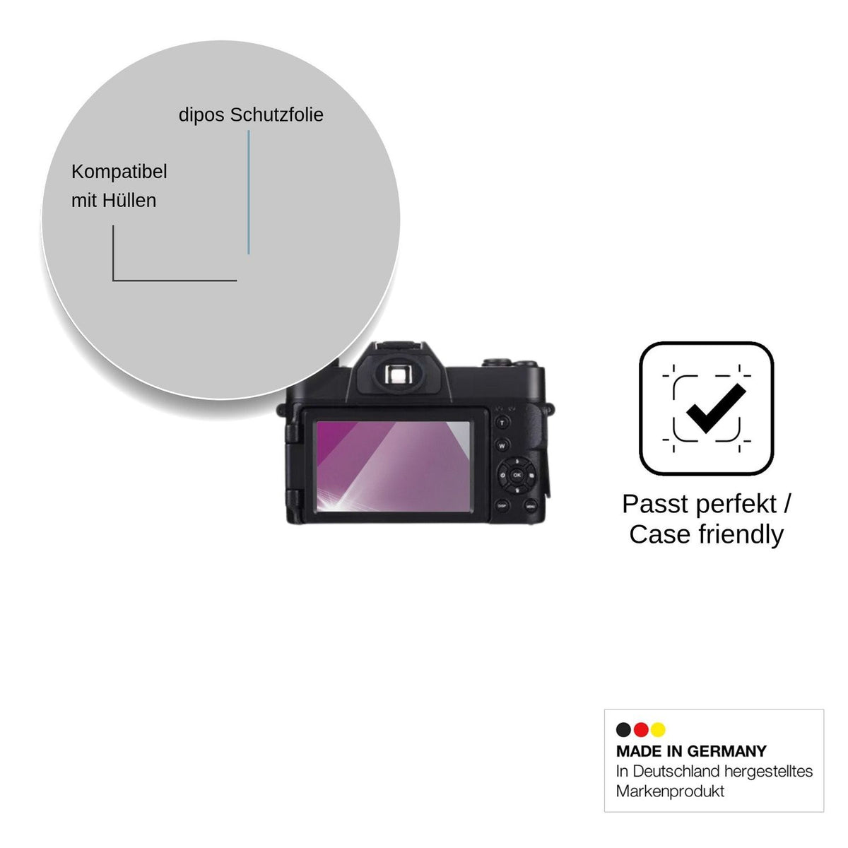 4x Schutzfolie klar für Hojocojo CDR10 Display-Schutzfolie
