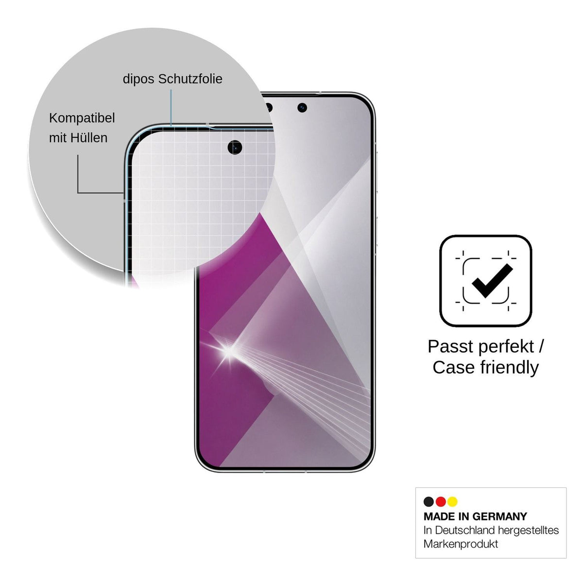 4x Schutzfolie klar für Huawei Mate 90 RS Ultimate Design Display-Schutzfolie