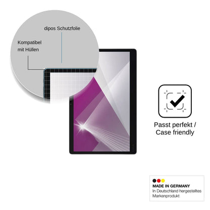 2x Schutzfolie klar für Iris Ohyama Luca TM15F1Q74-V1H Display-Schutzfolie