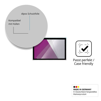Schutzfolie mit optimaler Passform, zur Verwendung mit Hüllen geeignet