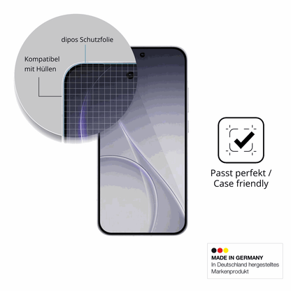 Schutzfolie mit optimaler Passform, zur Verwendung mit H�llen geeignet