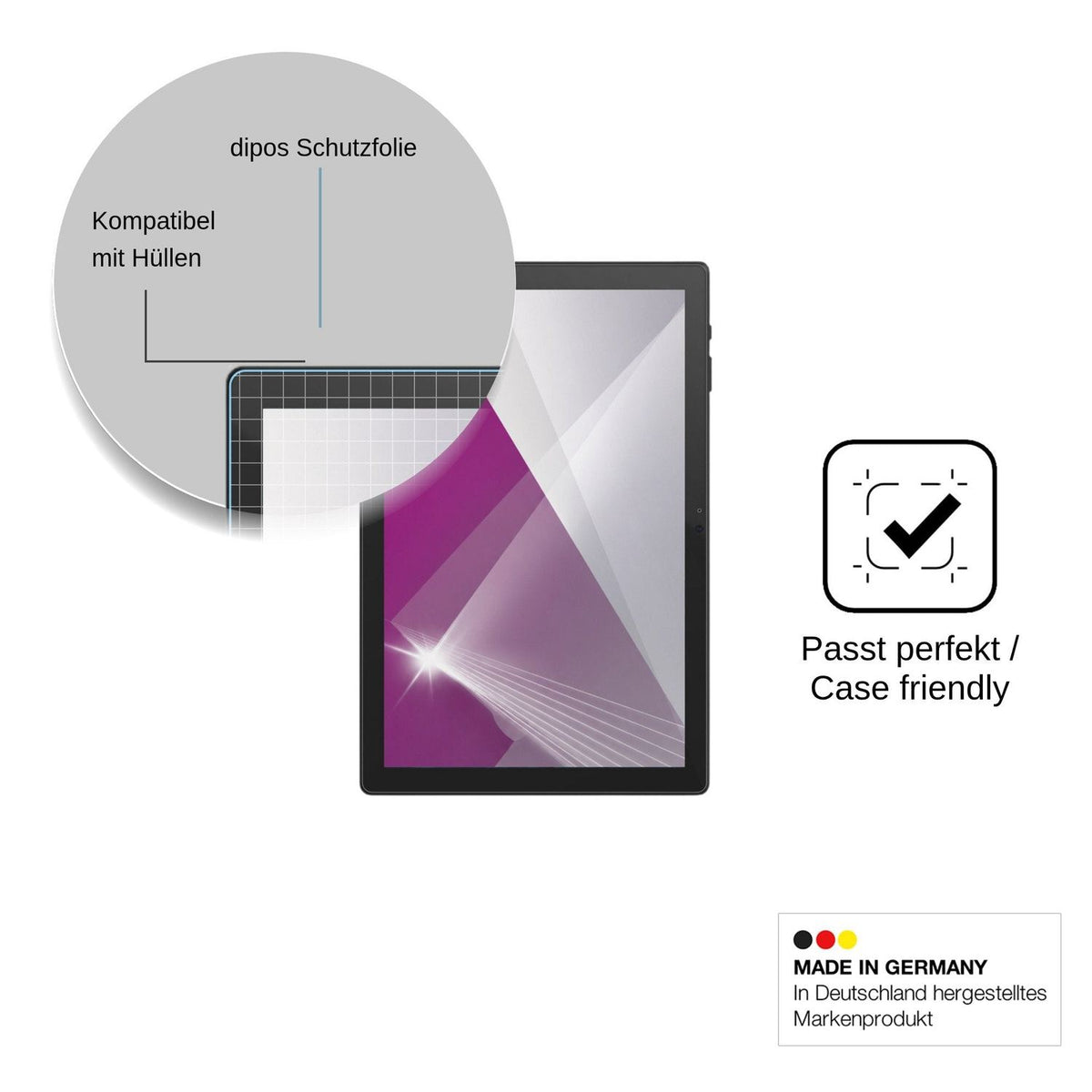 4x Schutzfolie klar für Point Mobile TE32 Display-Schutzfolie