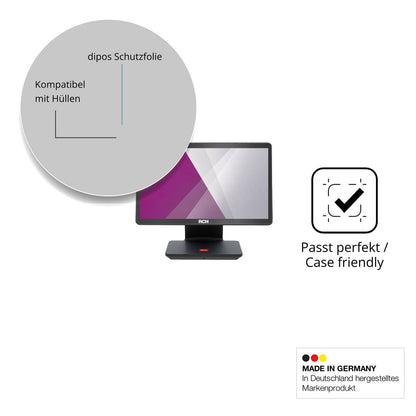Schutzfolie mit optimaler Passform, zur Verwendung mit Hüllen geeignet