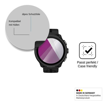 6x Schutzfolie klar für Suunto Run 2 Display-Schutzfolie