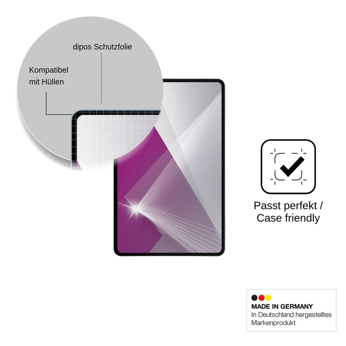 2x Schutzfolie klar für Teclast M60 Display-Schutzfolie