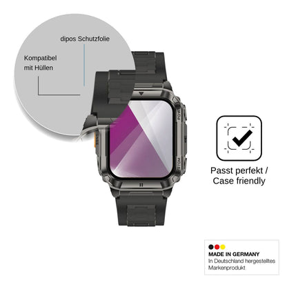 6x Schutzfolie klar für Ulefone Armor Watch Ultra Display-Schutzfolie