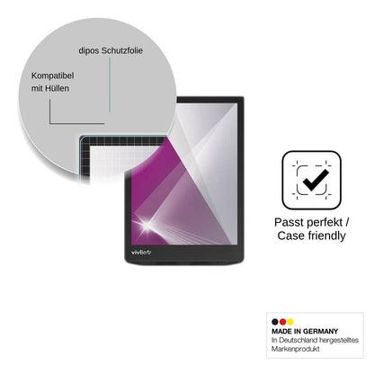 2x Schutzfolie klar für Vivlio InkPad Color 3 Display-Schutzfolie